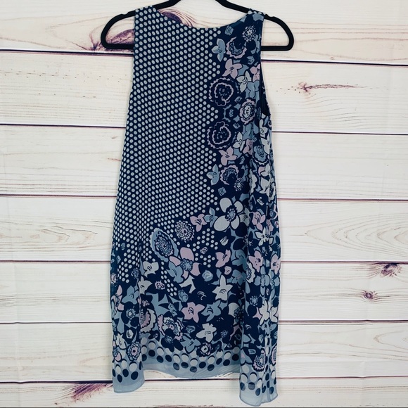 Max studio blue floral shift dress nwot - Picture 2 of 7